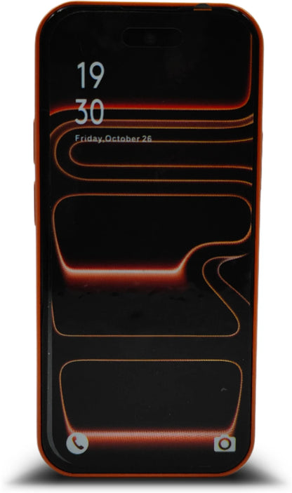 Lvix L1 17 Pro Mini Smartphone – 4" Display, 16MP Camera, 3200mAh Battery (Orange, 16GB)